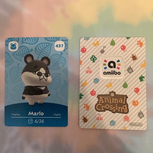 Animal Crossing Amiibo Card Mario Series 5 - Picture 2 of 6